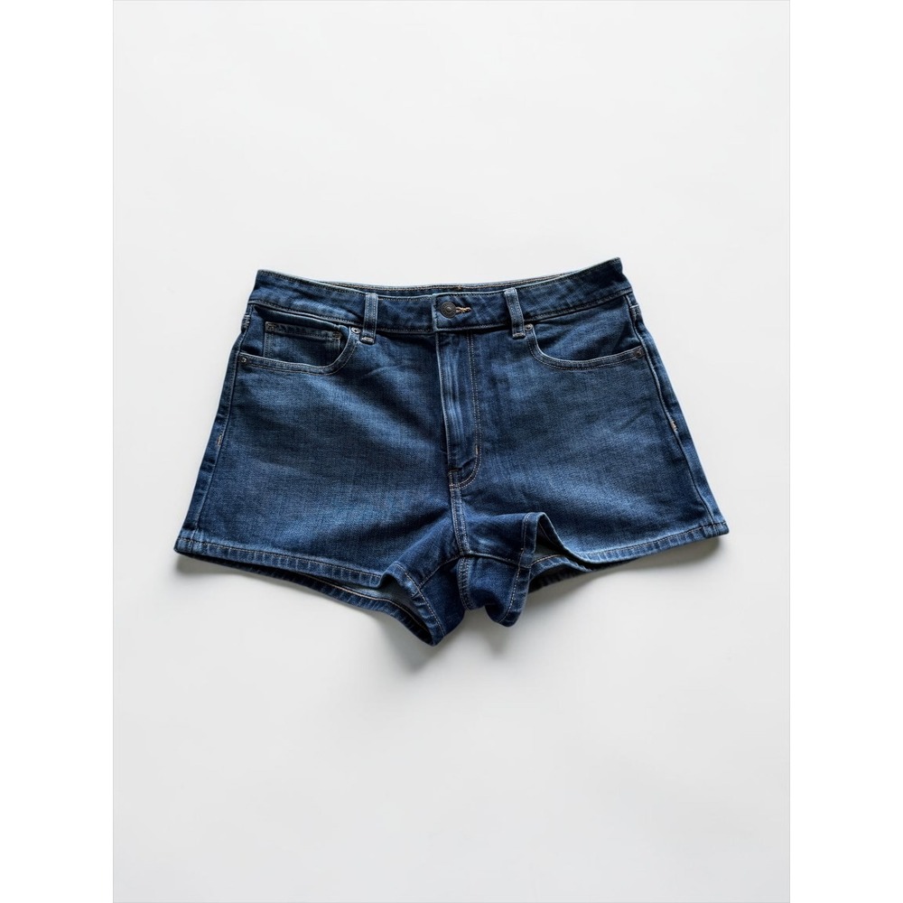 American Eagle Outfitters‎ Womens Dark Wash Stretch Denim Shorts Size 6